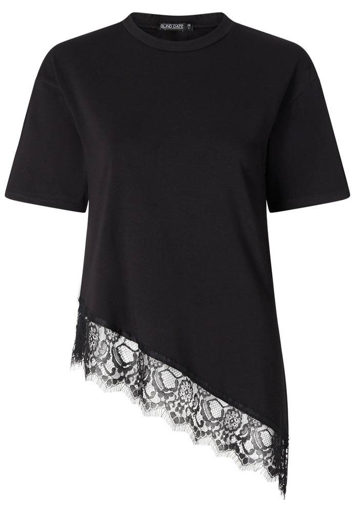 Shirt mit Spitzendetail