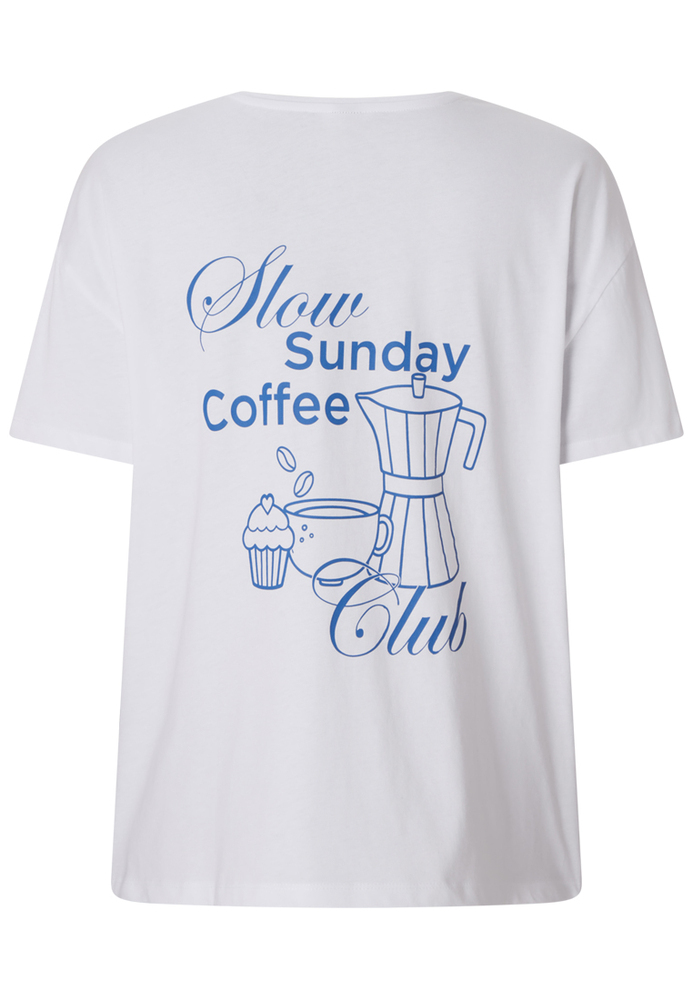 T-Shirt mit Coffee-Print