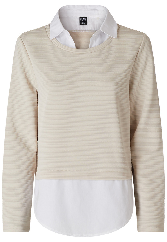 Longsleeve mit Bluseneinsatz