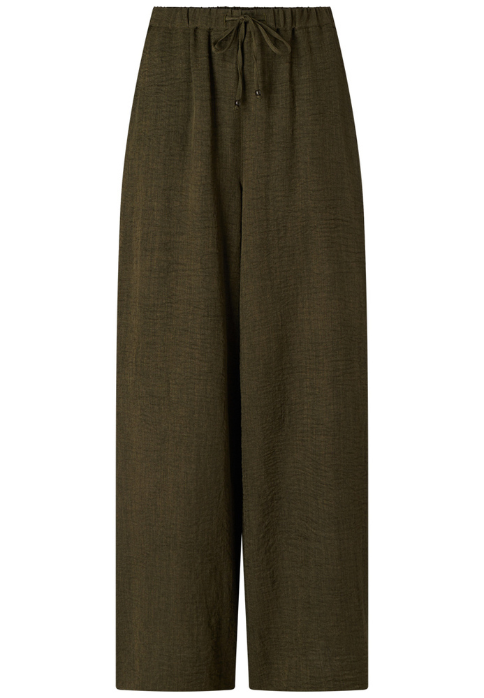 Stoffhose in Melange-Optik