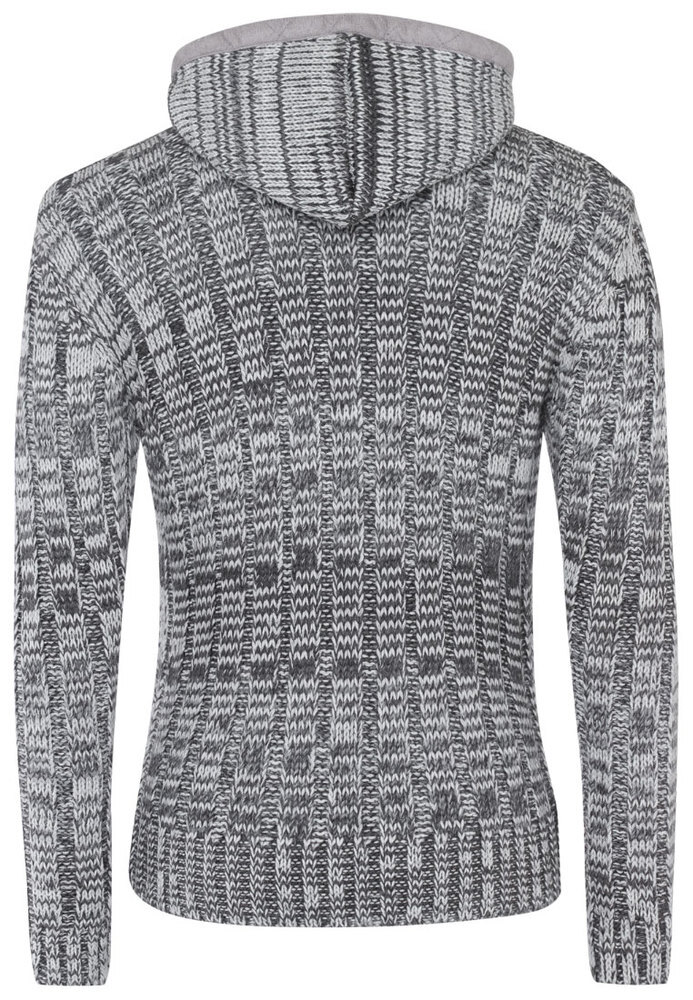 Strickjacke mit Zopfmuster