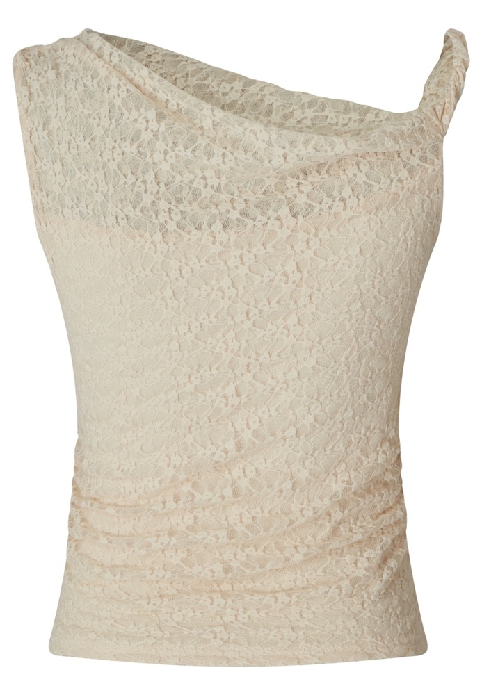 Asymmetrisches Spitzentop