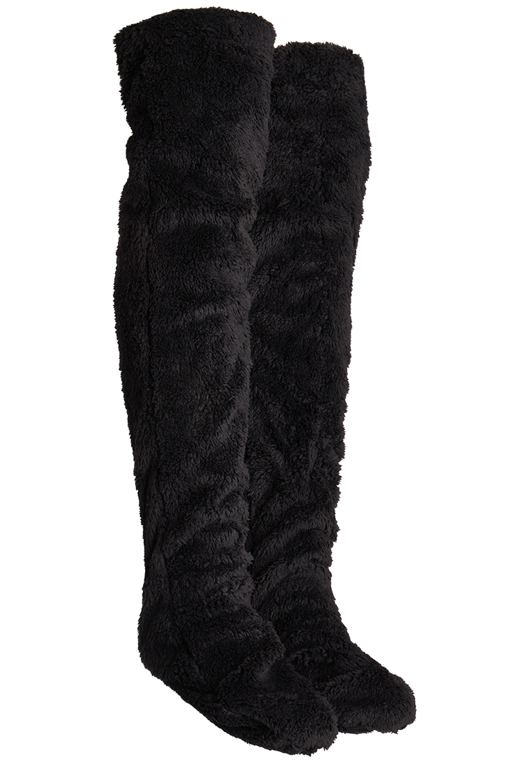 Socken im Overknee-Design
