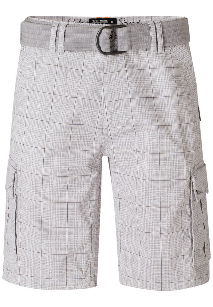 Cargo-Shorts mit Karo-Muster