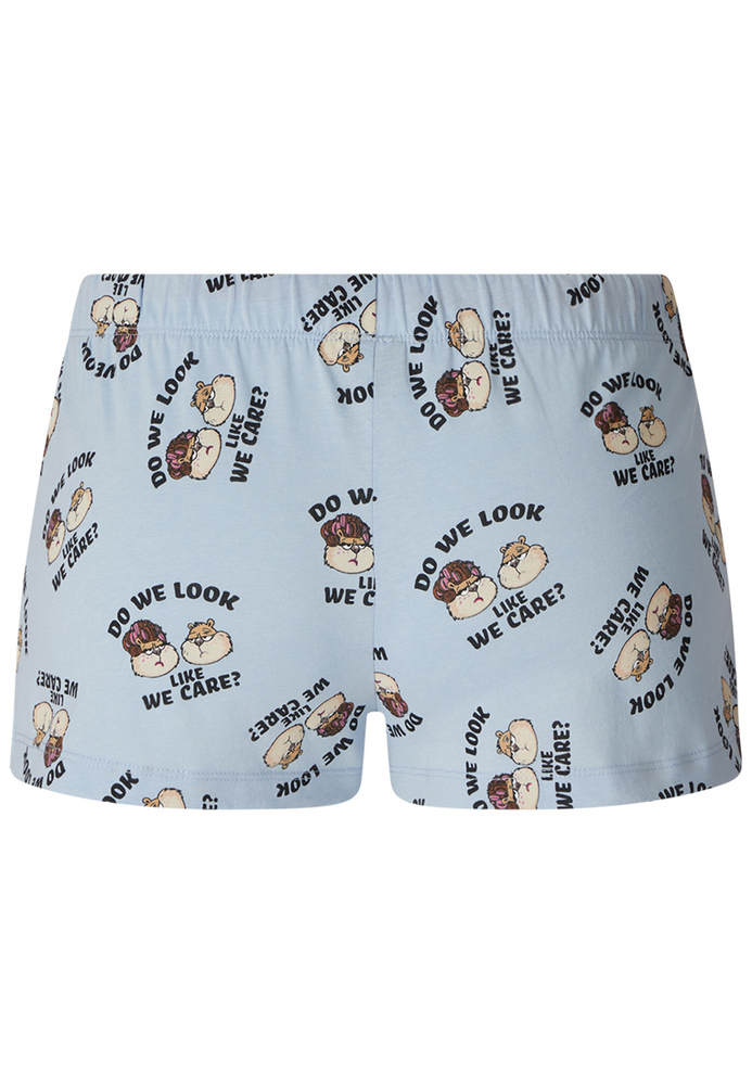 Pyjama-Shorts mit Comic-Print
