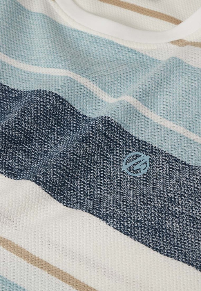 T-Shirt mit Blockstreifen