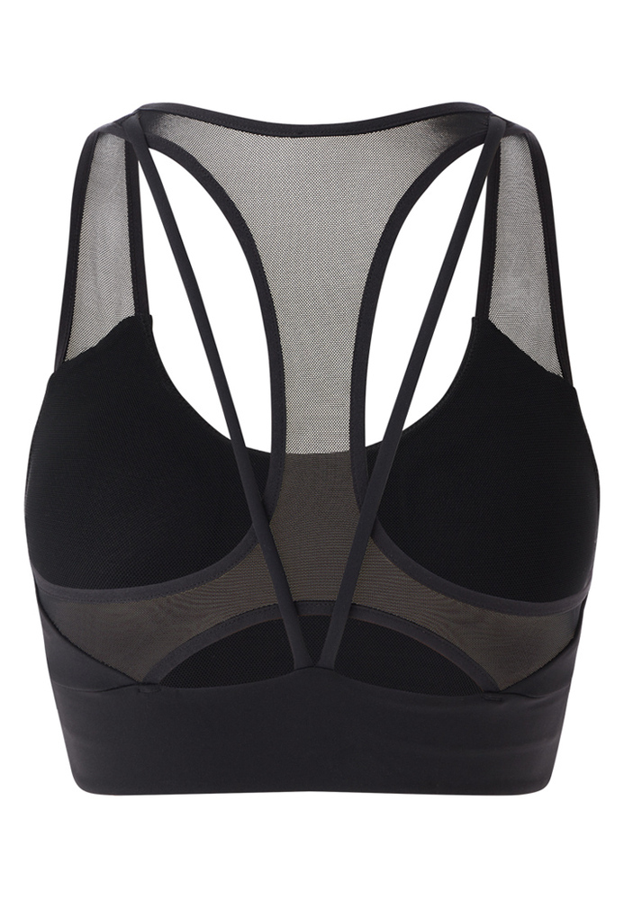 Sport-Top im Material-Mix