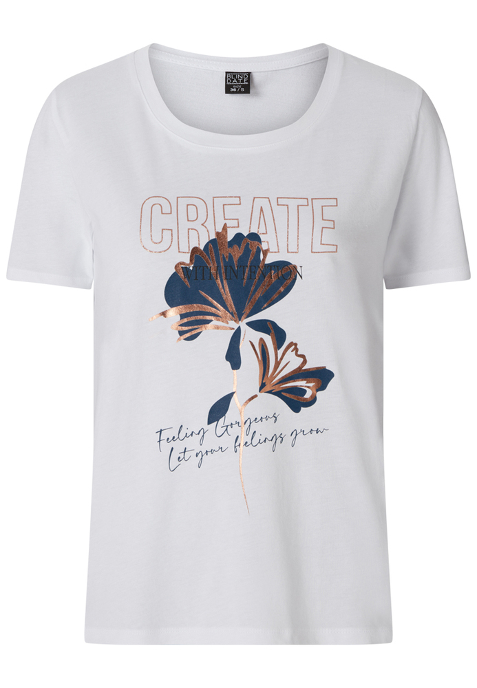 Shirt mit Folien-Print