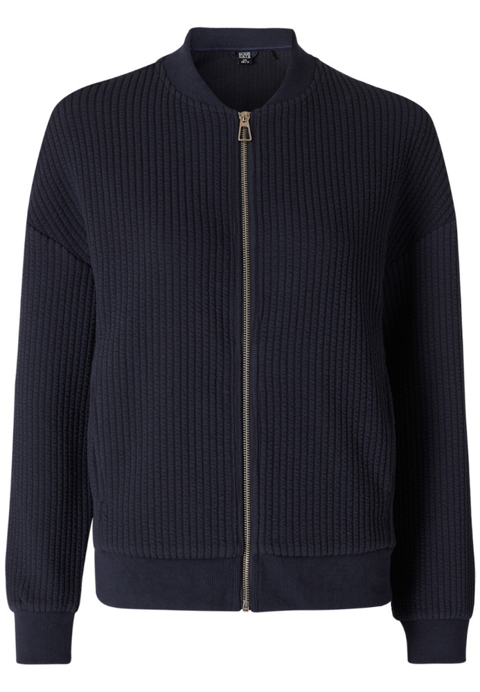 Blouson-Jacke mit Rippstruktur Blouson-Jacke mit Rippstruktur