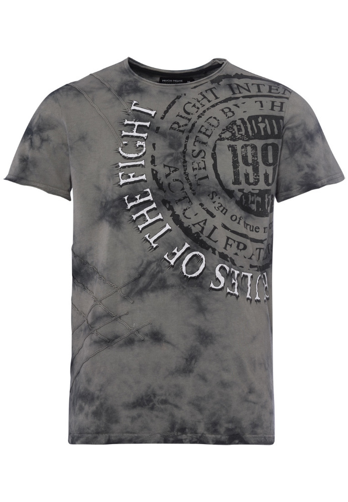 T-Shirt in Batik-Optik