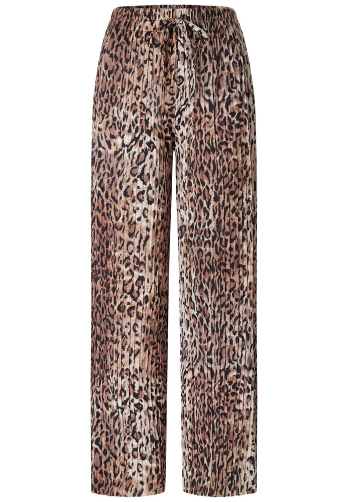 Plisseehose Leo-Print Plisseehose Leo-Print
