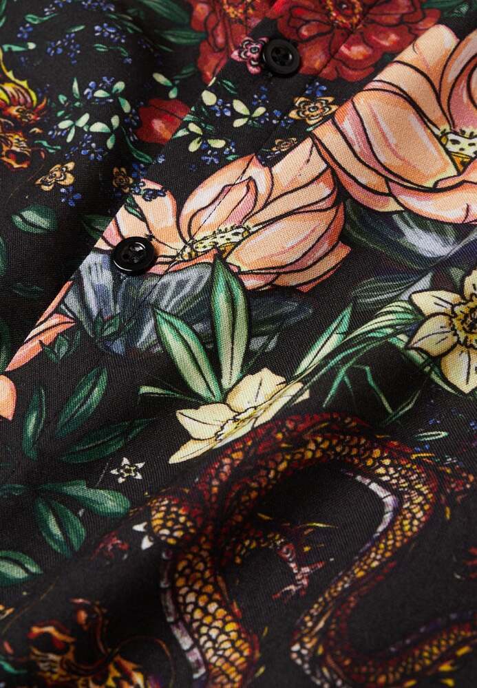 Hemd mit Blumen-Muster