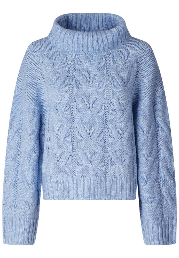 Rollkragenpulli mit Zopfmuster Rollkragenpulli mit Zopfmuster