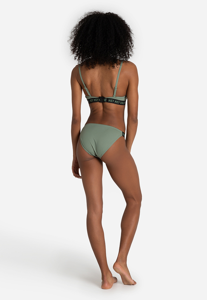 Bikini-Top mit Schriftzug