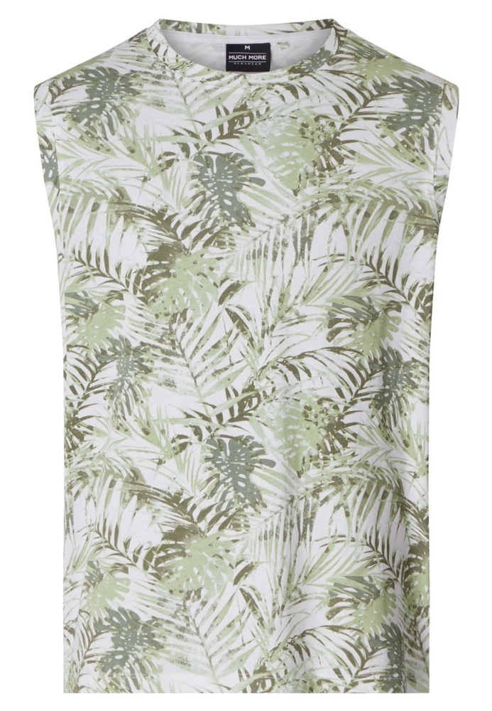 Tank-Top mit Palmblatt-Muster