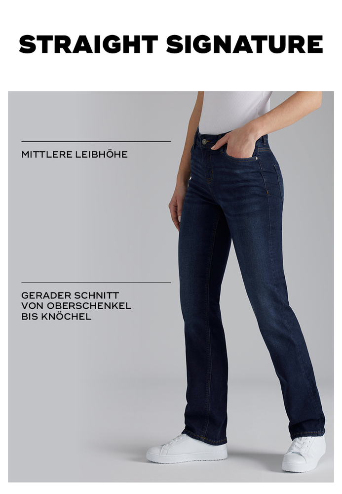Straight Regular Waist Jeans