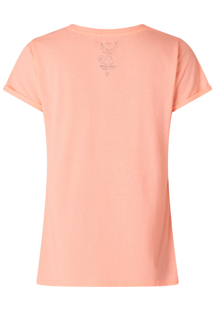 Pyjama-Shirt mit Katzen-Motiv