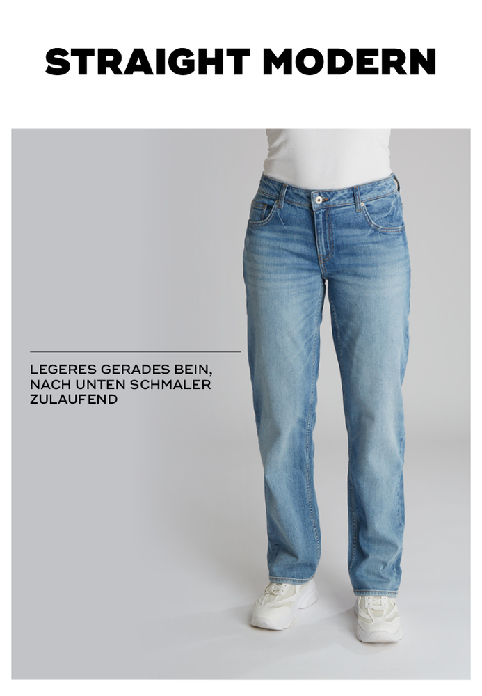 Straight Regular Waist Jeans
