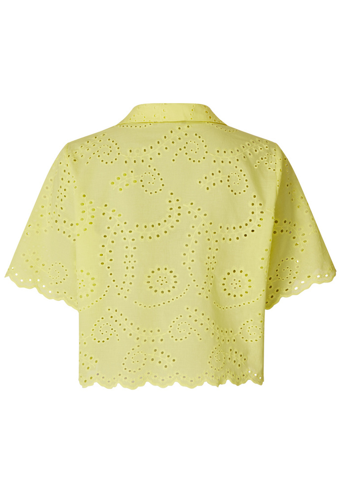 Bluse mit Lochmuster