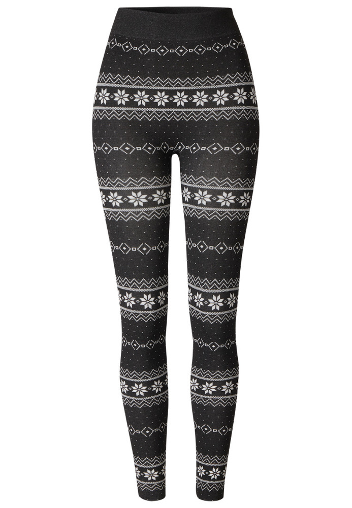 Winter Leggings mit Muster