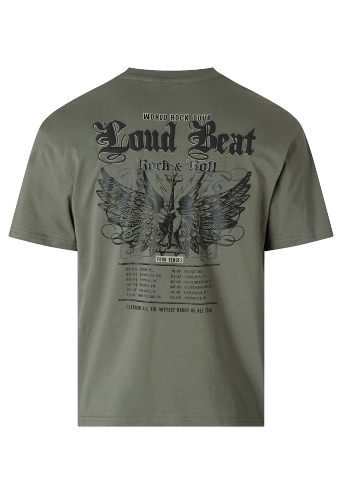T-Shirt mit Backprint