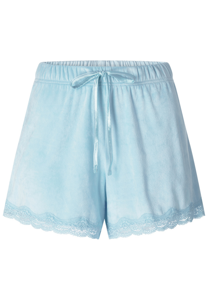 Pyjama-Shorts mit Spitze