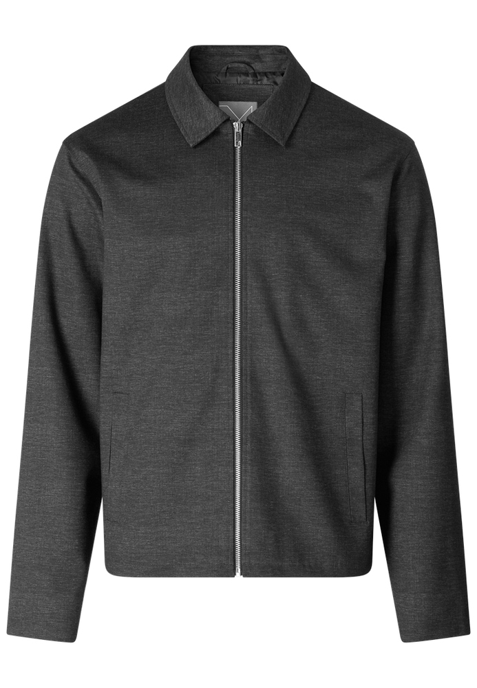 Hemdjacke mit Reißverschluss