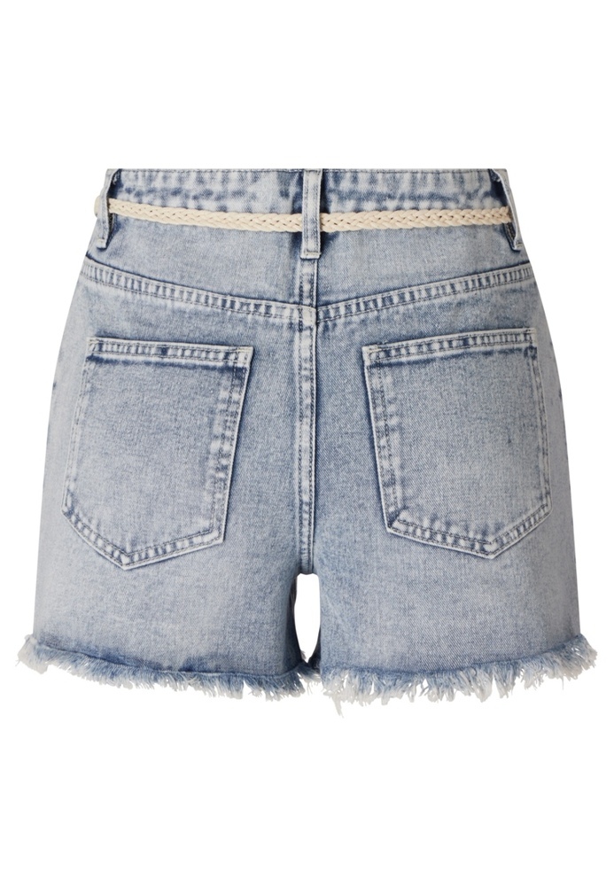 Jeansshorts mit Destroyed-Effekt