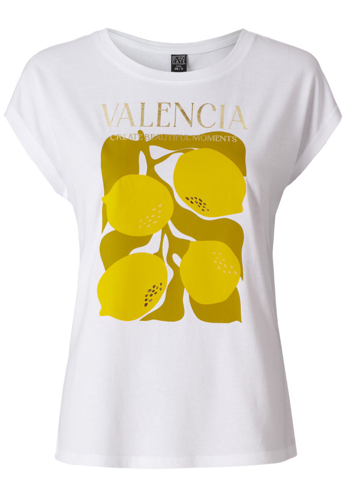 Shirt mit Zitronen-Motiv