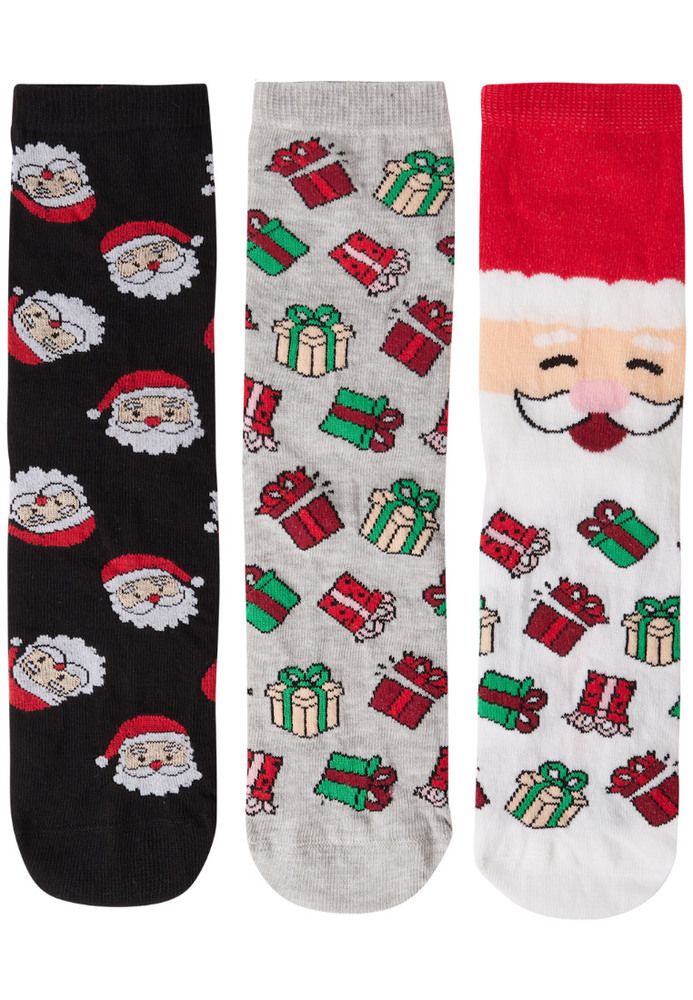 X-Mas-Socken im 3er-Pack