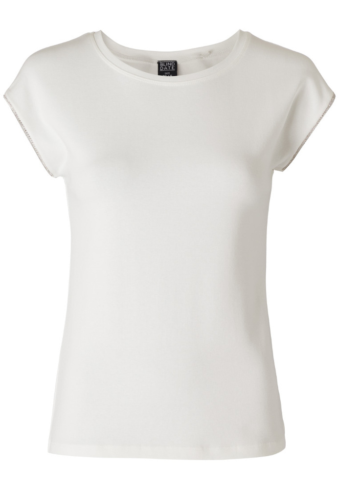 Shirt mit Glitzer-Bordüre Shirt mit Glitzer-Bordüre