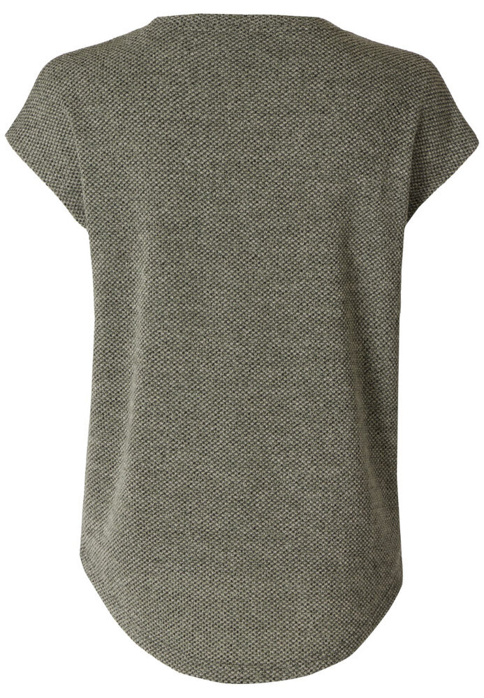 Shirt im Vokuhila-Design