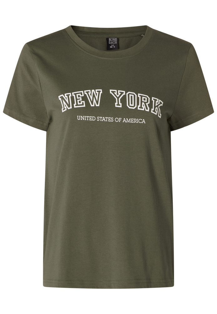 Shirt mit New York-Schriftzug