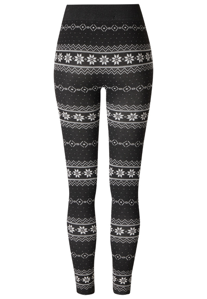 Winter Leggings mit Muster