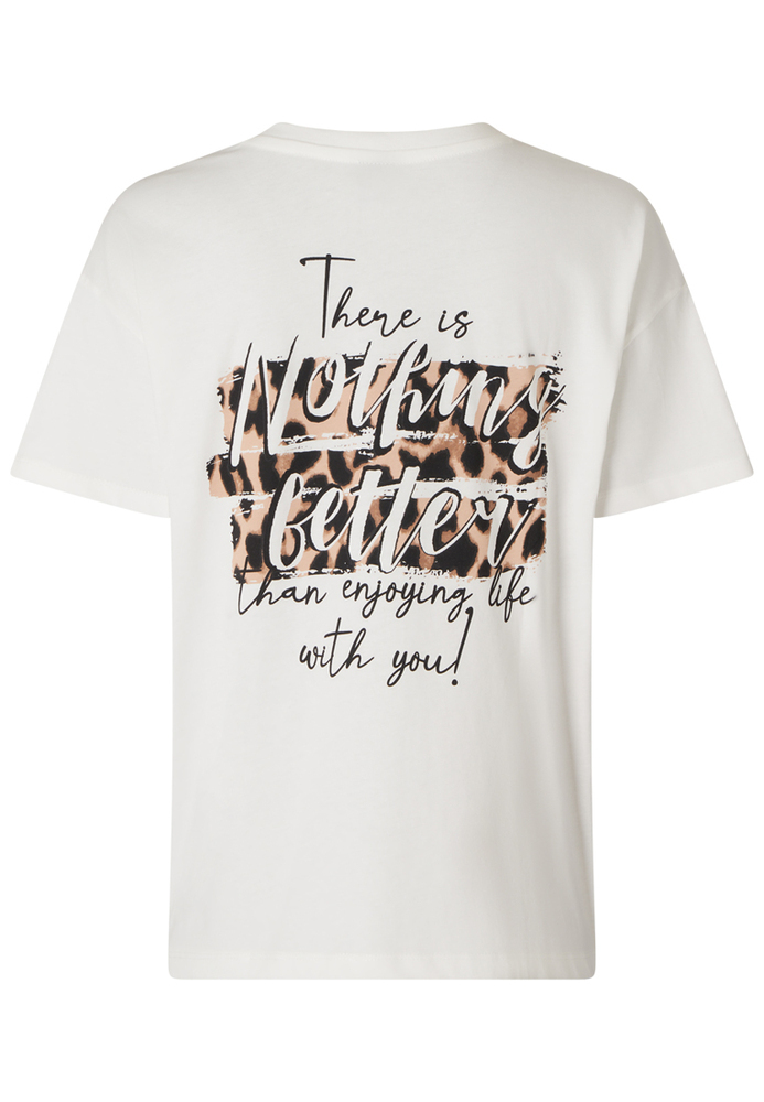 Shirt mit Leo-Back-Print