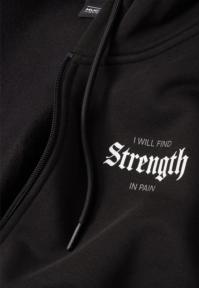 Sweatjacke mit Backprint