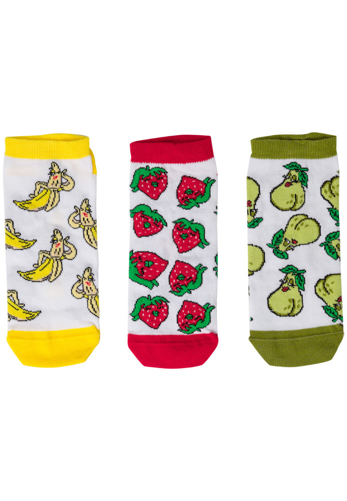 Socken mit Obst-Motiven Socken mit Obst-Motiven