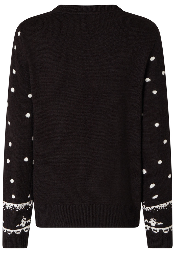 Strickpullover mit Rentier-Motiv