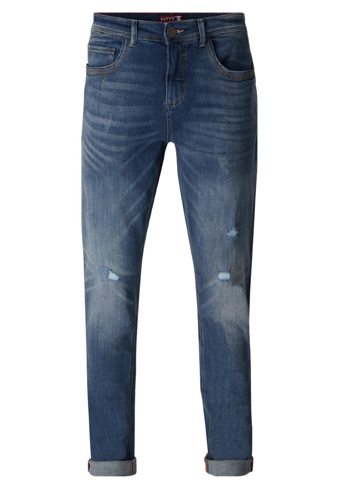 Tapered Regular Waist Jeans
