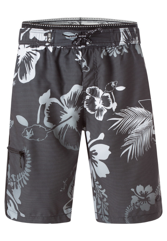 Bermuda-Shorts mit All-Over Blumen-Print