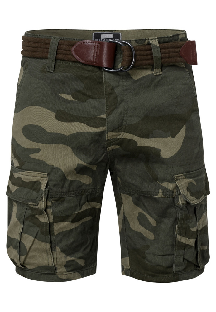 Cargo-Shorts im Camouflage-Muster